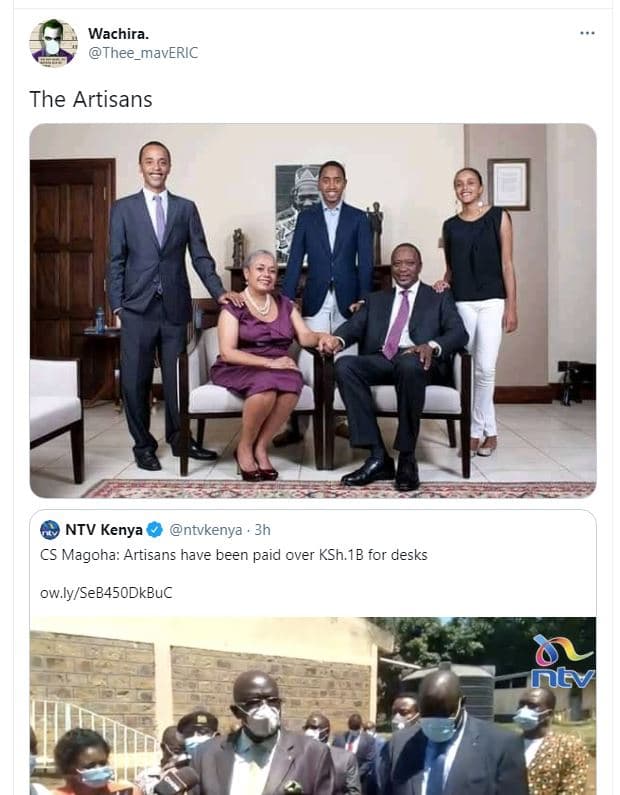 Wachira thee_maveric the artisans ntv kenya ntvkenya cs magoha artisans have bee