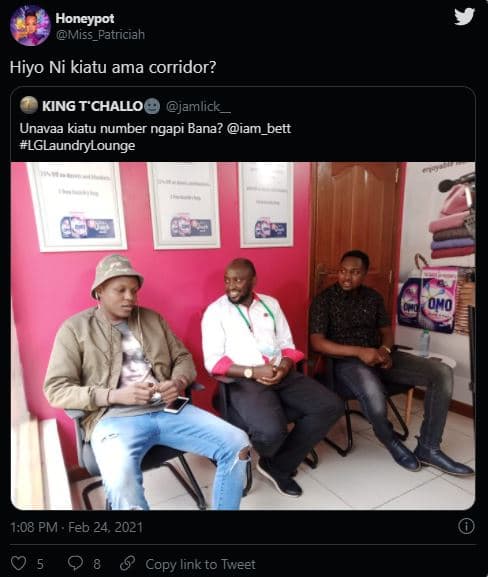 Honeypot miss_patriciah hiyo ni kiatu ama corridor? king t'challo jamlick unavaa