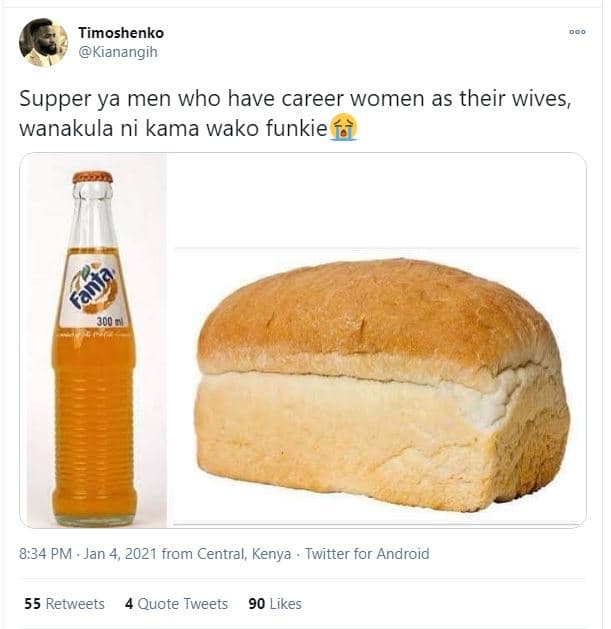 Timoshenko kianangih supper ya men who have career women as their wives, wanakul