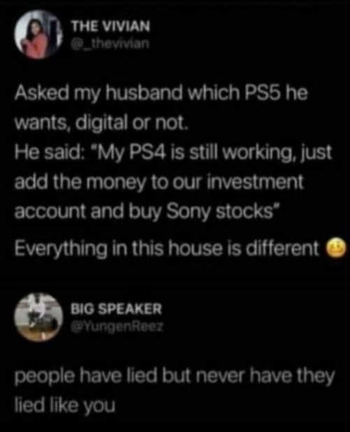 The vivian honvan asked my husband which pss he wants digital or not he said cmy