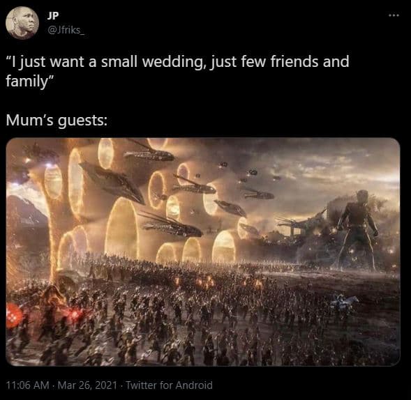 Jp jfriks ijust want a small wedding just few friends and family mum's guests 11