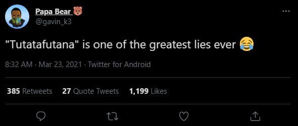 Papa bear gavin_k3 tutatafutana is one of the greatest lies ever 8.32 am mar 23,