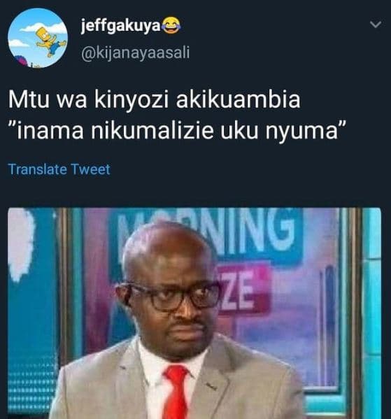 Jeffgakuya kijanayaasali mtu wa kinyozi akikuambia inama nikumalizie uku nyuma t