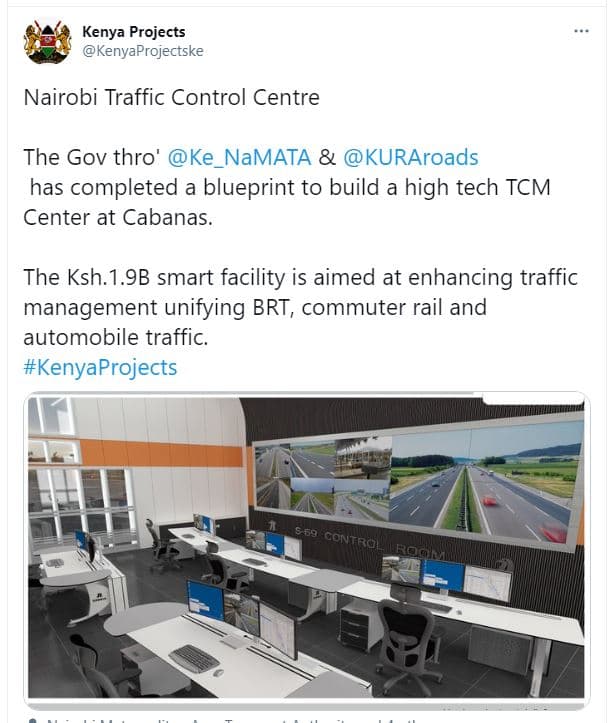 Kenya projects kenyaprojectske nairobi traffic control centre the gov thro' ke_n