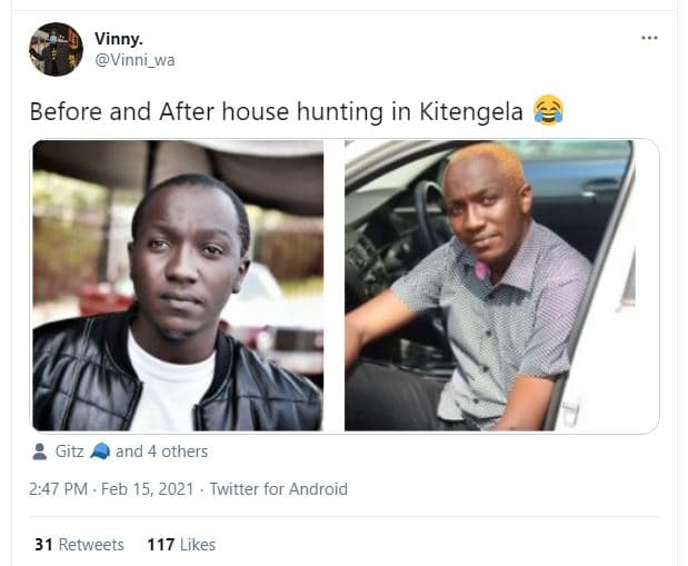 Vinny. vinni_wa before and after house hunting in kitengela gitz and others 2.47