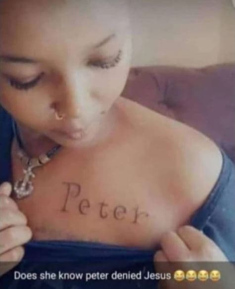 Pe e does she know peter denied jesus