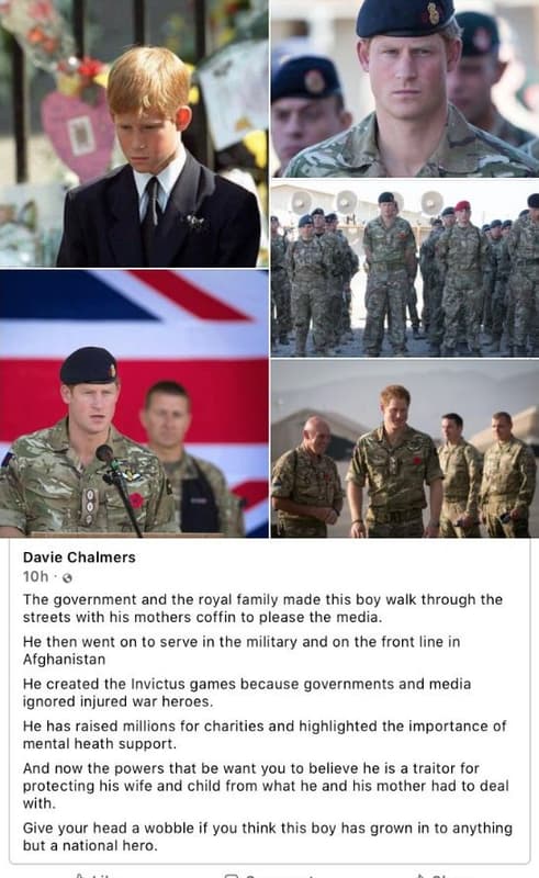 Davie chalmers 1oh the government and the royal family made this boy walk throug