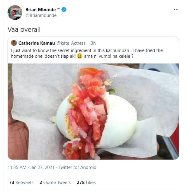 Brian mbunde brianmbunde vaa overall catherine kamau kate_actress 3h just want t