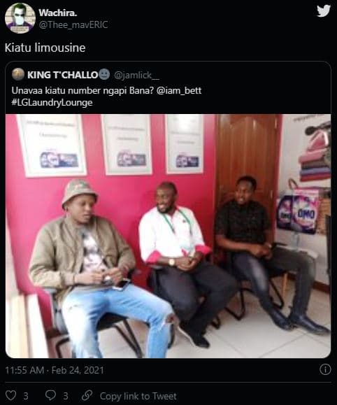 Wachira thee_maveric kiatu limousine king t'challo jamlick_ unavaa kiatu , numbe