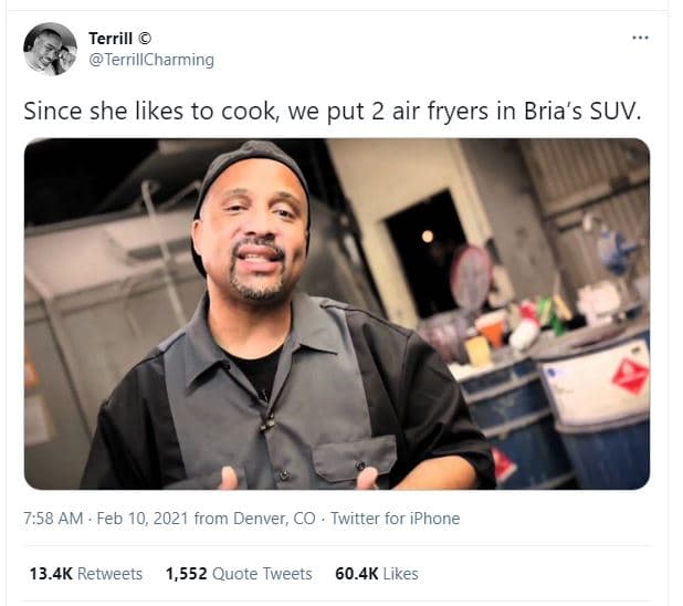 Terrill terrillcharming since she likes to cook we put 2 air fryers in bria's su