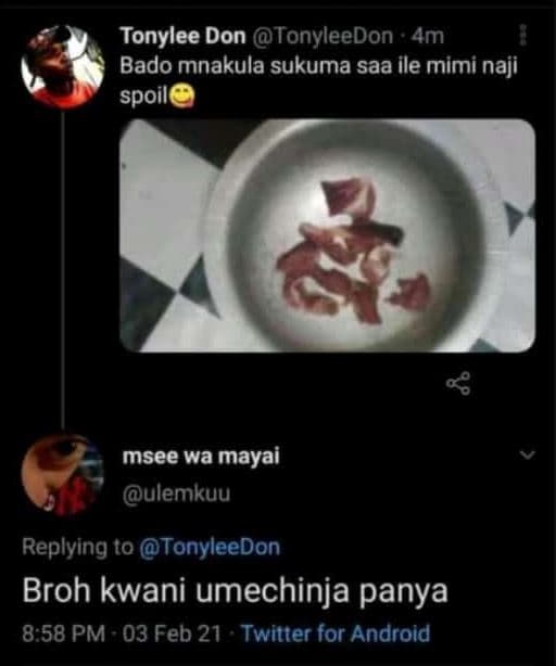 Tonylee don tonyleedon 4m bado mnakula sukuma saa ile mimi naji spoil msee wa ma
