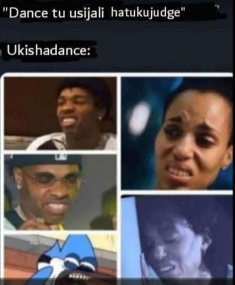 'dance tu usijali hatukujudge' ukishadance