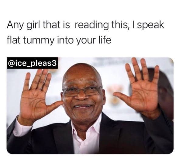 Any girl that is reading this, i speak flat tummy into your life ice_pleas3