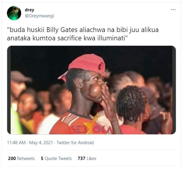 Drey dreymwangi buda huskii billy gates aliachwa na bibi juu alikua anataka kumt