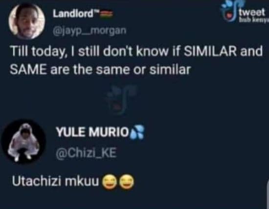 Landlord layp_morgan weet till today still dont know if similar and same are the