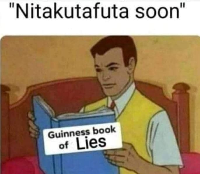 Nitakutafuta soon' ii guinness book of lies