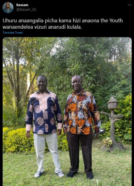 Bassam bassam_ke uhuru anaangalia picha kama hizi anaona the youth wanaendelea v