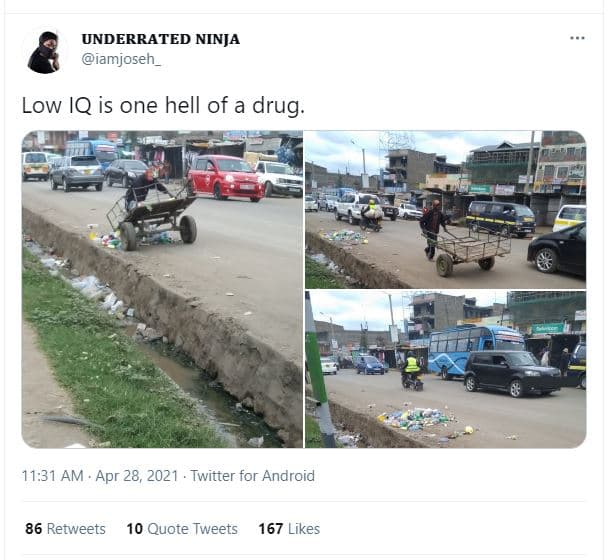 Underrated ninja iamjosen low iq is one hell of a drug. 11.31 am apr 28, twitter