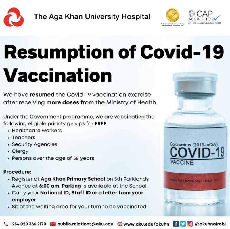 The aga khan university hospital cap accredited clfgeinfricakestuooasis resumpti