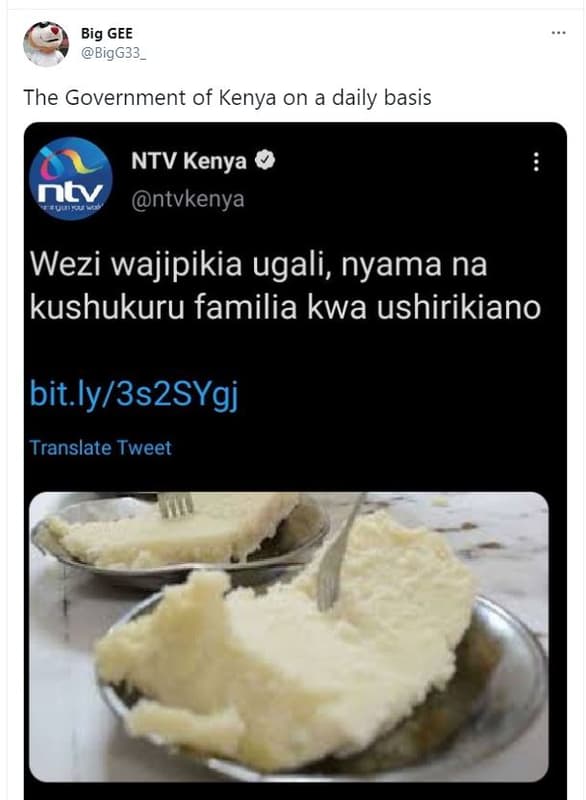 Big gee bigg33 the government of kenya on a daily basis ntv kenya ntv ntvkenya w