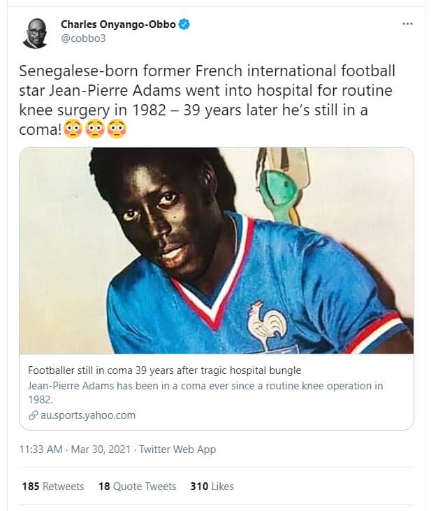 Charles onyangoobbo cobbo3 senegaleseborn former french international football s