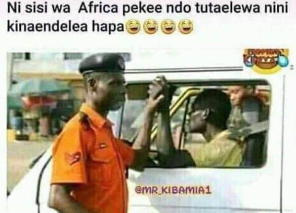 Ni sisi wa africa pekee ndo tutaelewa nini kinaendelea hapa myr_kibamnia1