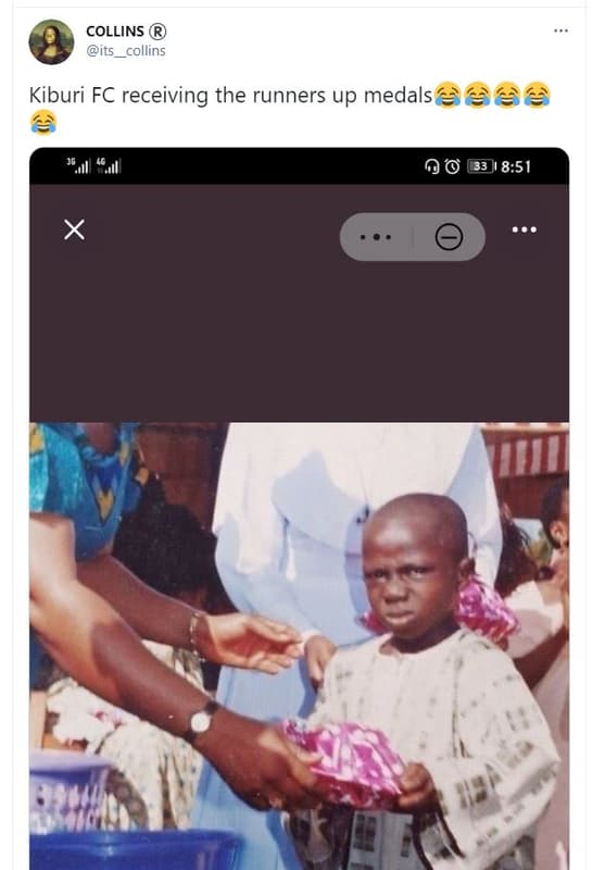 Collins its collins kiburi fc receiving the runners up medals aeee 33 8.51