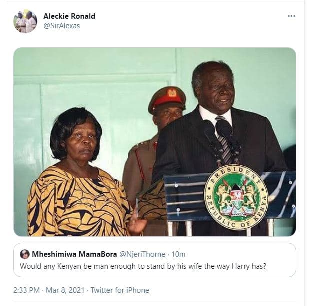 Aleckie ronald siralexas mheshimiwa mamabora njerithorne 1om would any kenyan be