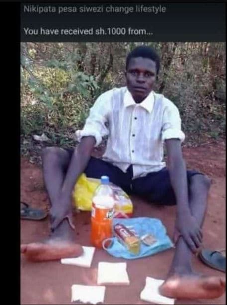 Nlkipata pesa siwezi change illestyle you have received sh from ,