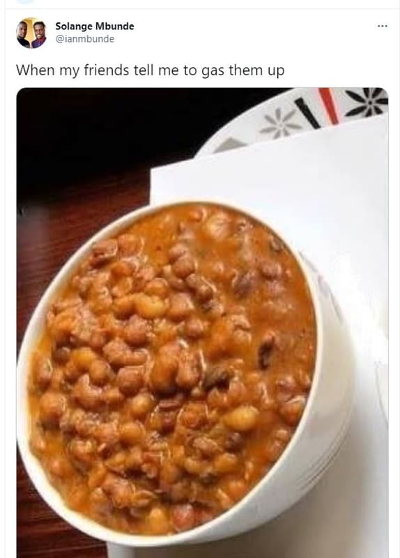 Solange mbunde ianmbunde when my friends tell me to gas them up