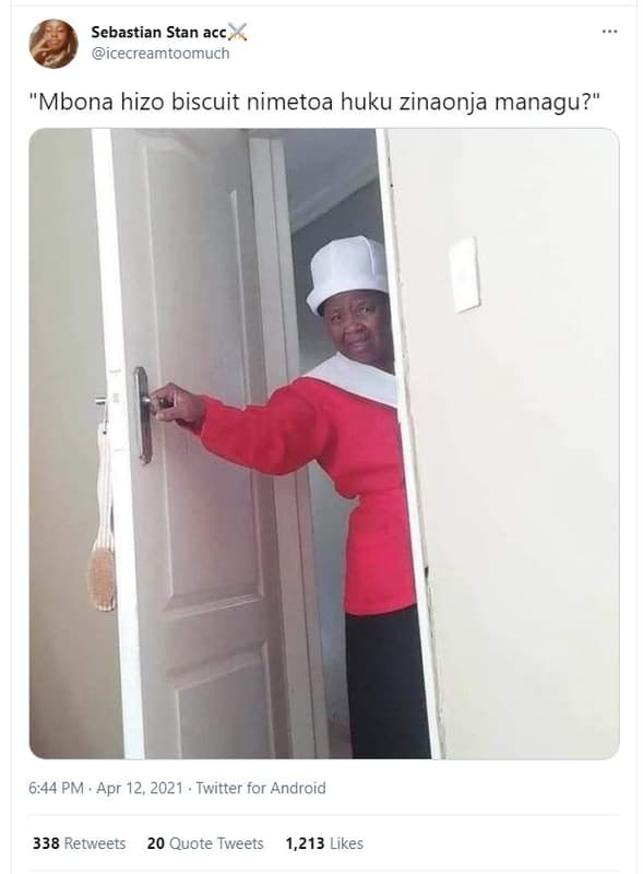 Sebastian stan acc icecreamtoomucn 'mbona hizo biscuit nimetoa huku zinaonja man