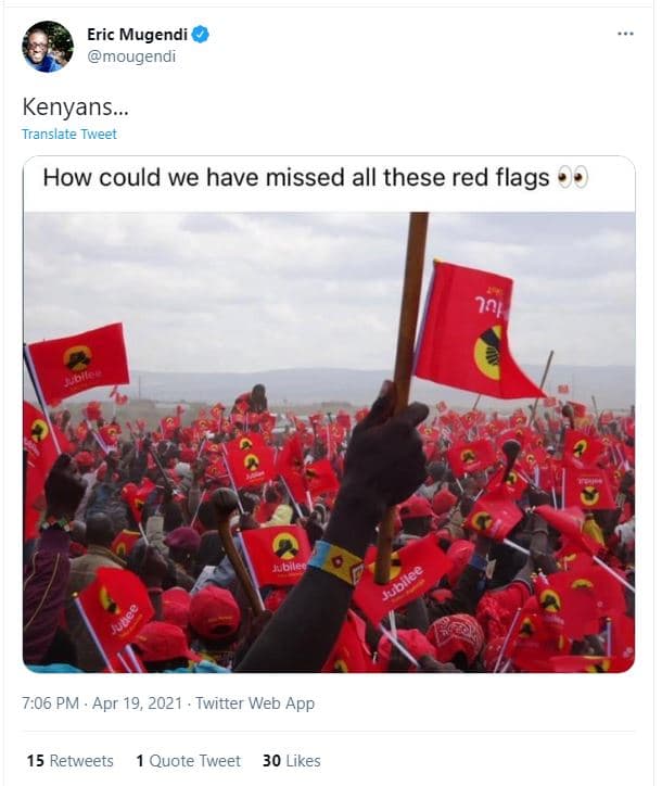 Eric mugendi mougendi kenyans translate tweet how could we have missed all these