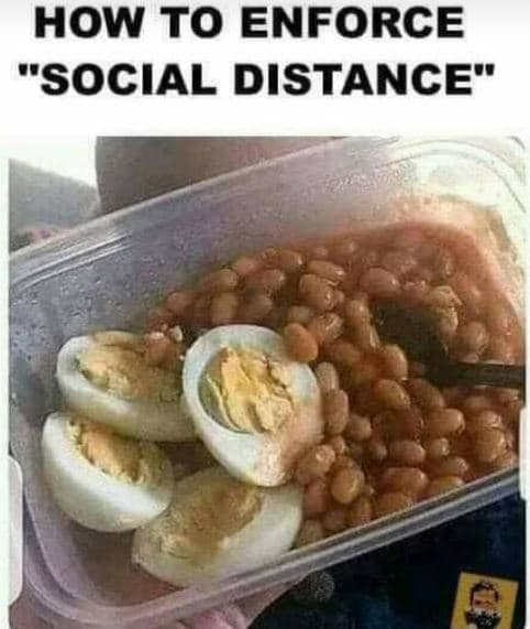 How to enforce social distance