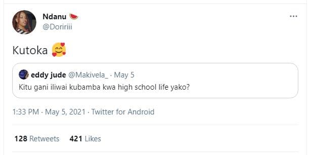 Ndanu doririii kutoka eddy jude makivela may 5 kitu gani iliwai kubamba kwa high