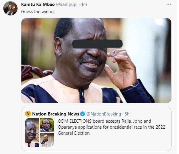 Kamtu ka mbao kampupi 4m guess the winner nation breaking news nationbreaking od