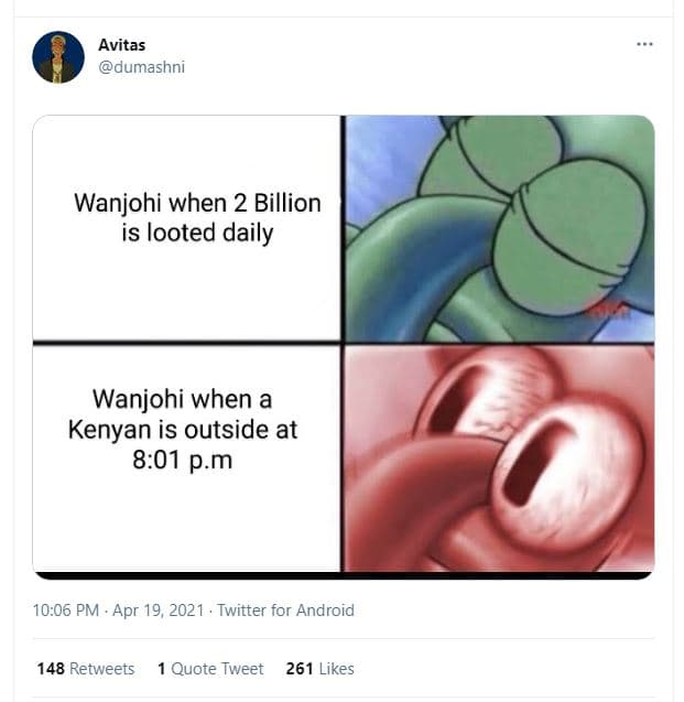 Avitas dumashni wanjohi when 2 billion is looted daily wanjohi when a kenyan is