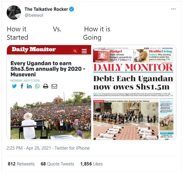 The talkative rocker beewol how it started vs. how it is going daily monitor ulj