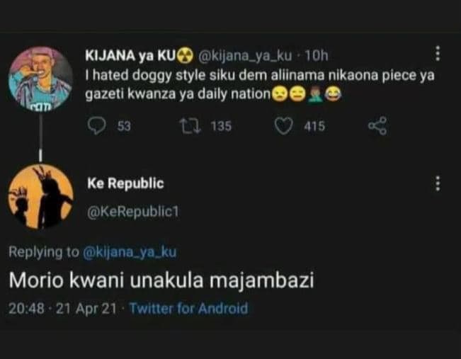 Kijana ya ku kljana_ya_ku 10h 1hated doggy style siku dem allinama nikaona piece