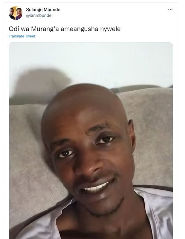 Solange mbunde ianmbunde odi wa murang'a ameangusha nywele translate tweet