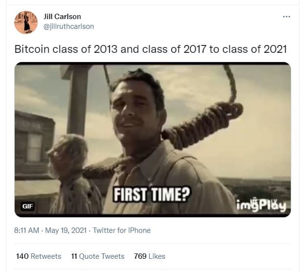 Jill carlson jillruthcarlson bitcoin class of and class of to class of first tim