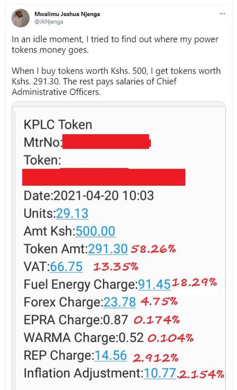 Mwalimu joshua njenga jknjenga in an idle moment, tried to find out where my pow