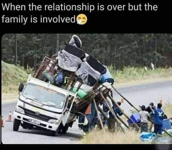 When the relationship is over but the family is involved