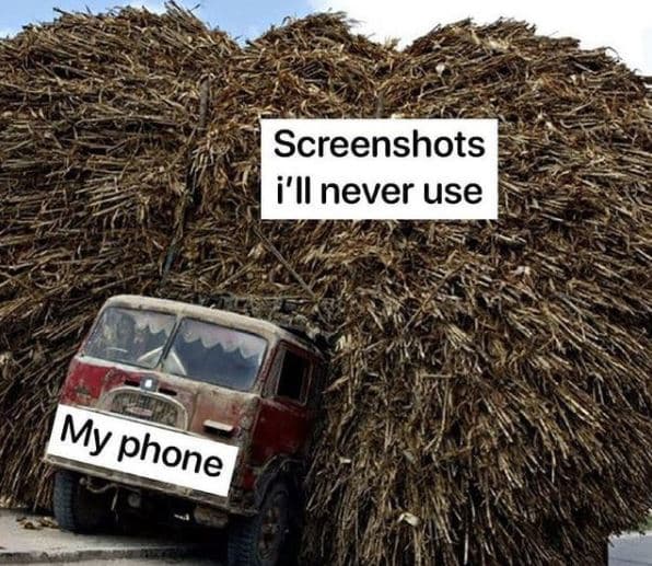 Screenshots i'll never use my phone
