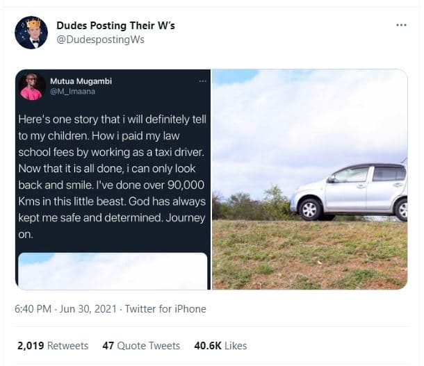 Dudes posting their w's dudespostingws mutua mugambi m_imaana here's one story t