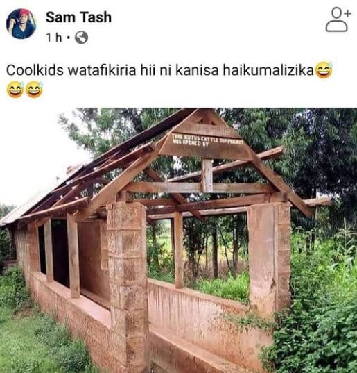Sam tash 1h . 0 coolkids watafikiria hii ni kanisa haikumalizika