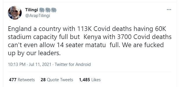 Tilingi 888 araptilingi england a country with 113k covid deaths having 6ok stad