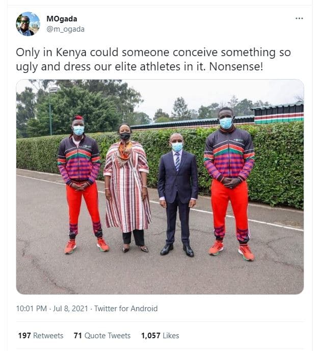 Mogada m_ogada only in kenya could someone conceive something so ugly and dress