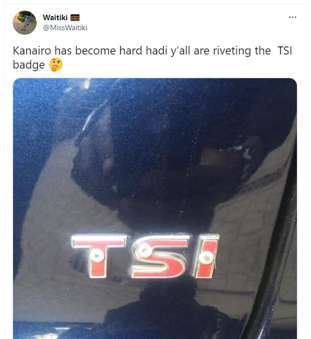 Waitiki misswaitiki kanairo has become hard hadi y'all are riveting the tsi badg