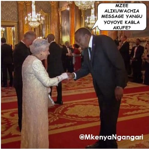 Mzee alikuwachia message yangu yoyoye kabla akufe? mkenyangangari