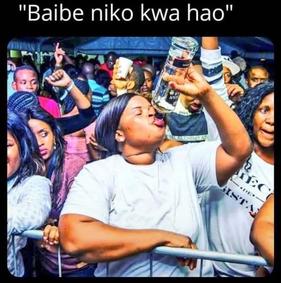Baibe niko kwa hao bi